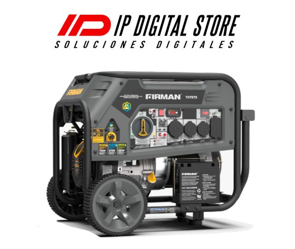 Generador portátil de combustible dual de 9400W - GASOLINA, GAS ó PROPANO