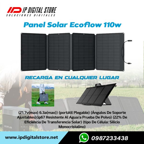 Panel Solar Ecoflow 110w Portable Solar Panel